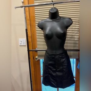 Black leather skirt BB Dakota Steve Madden